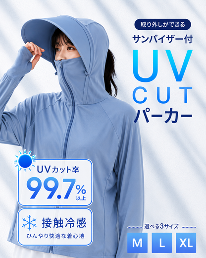 Nagomi 接触冷感UVパーカー｜送料無料